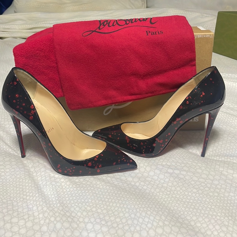 Christian Louboutin Pigalle Follies 100 Patent Pollack